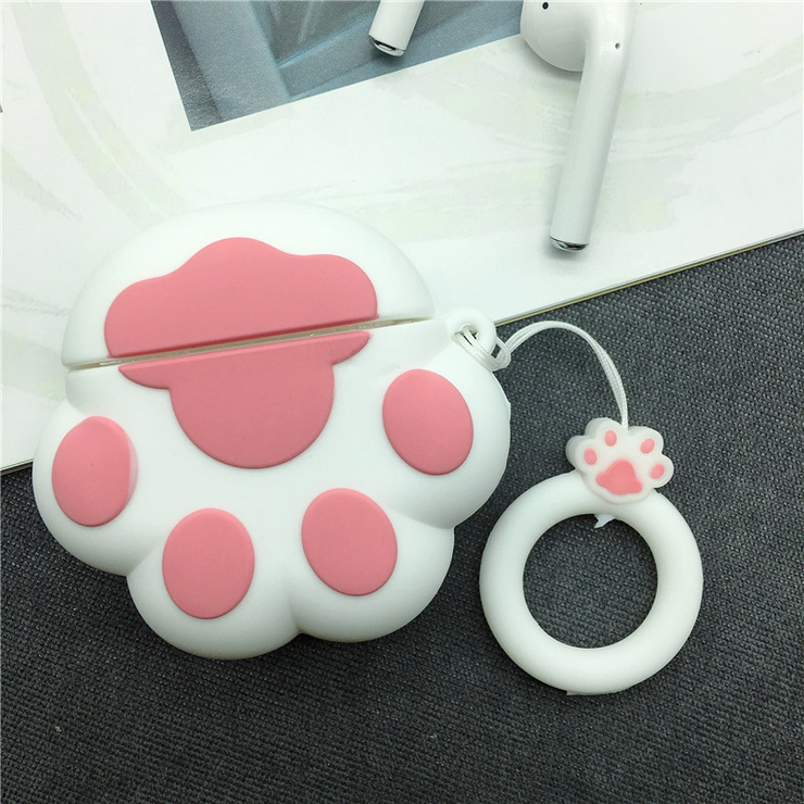 Lovely Cat's Paw Air Pods Case