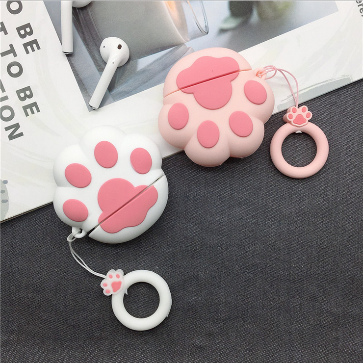 Lovely Cat's Paw Air Pods Case