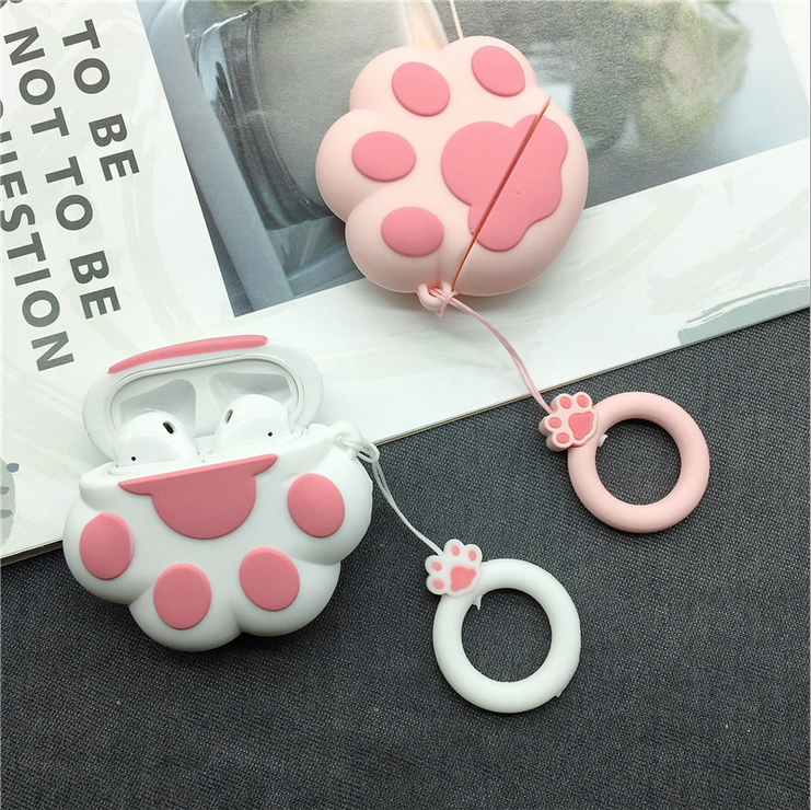 Lovely Cat's Paw Air Pods Case